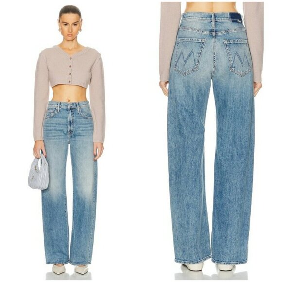 💕MOTHER SUPERIOR💕 The Lasso Sneak Jeans ~ Horsin' Around 33 NWT - Picture 6 of 17